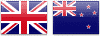 GBP NZD Flags