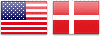USD DKK Flags